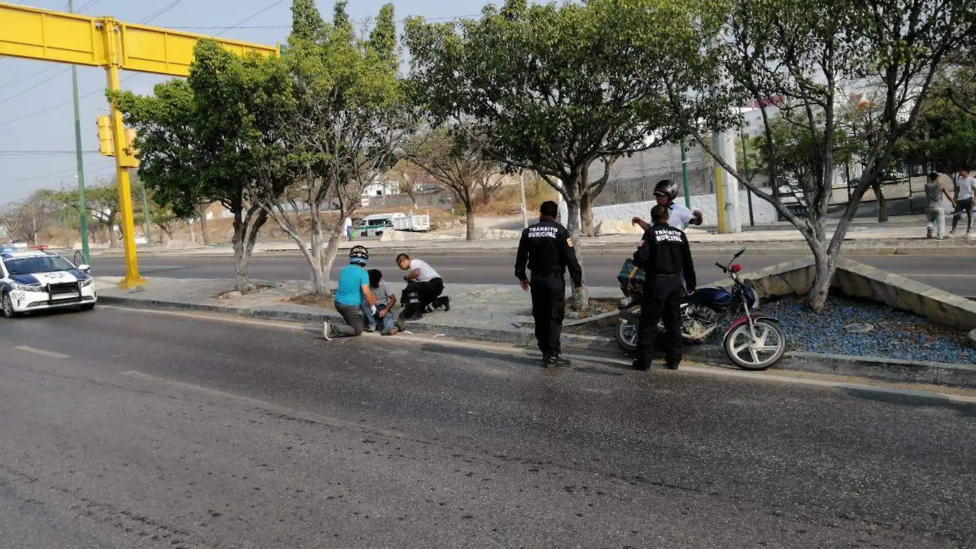 accidente camioneta choque